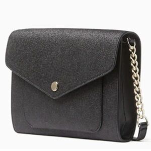NWT KATE SPADE GLITTER FLAP CROSSBODY